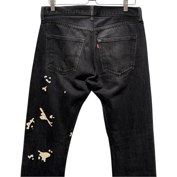 Levi's 511 Paint Splatter Slim Leg Jeans Size 34 - Picture 5 of 8